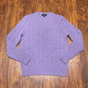 Brooks Brothers Purple Wool Sweater S